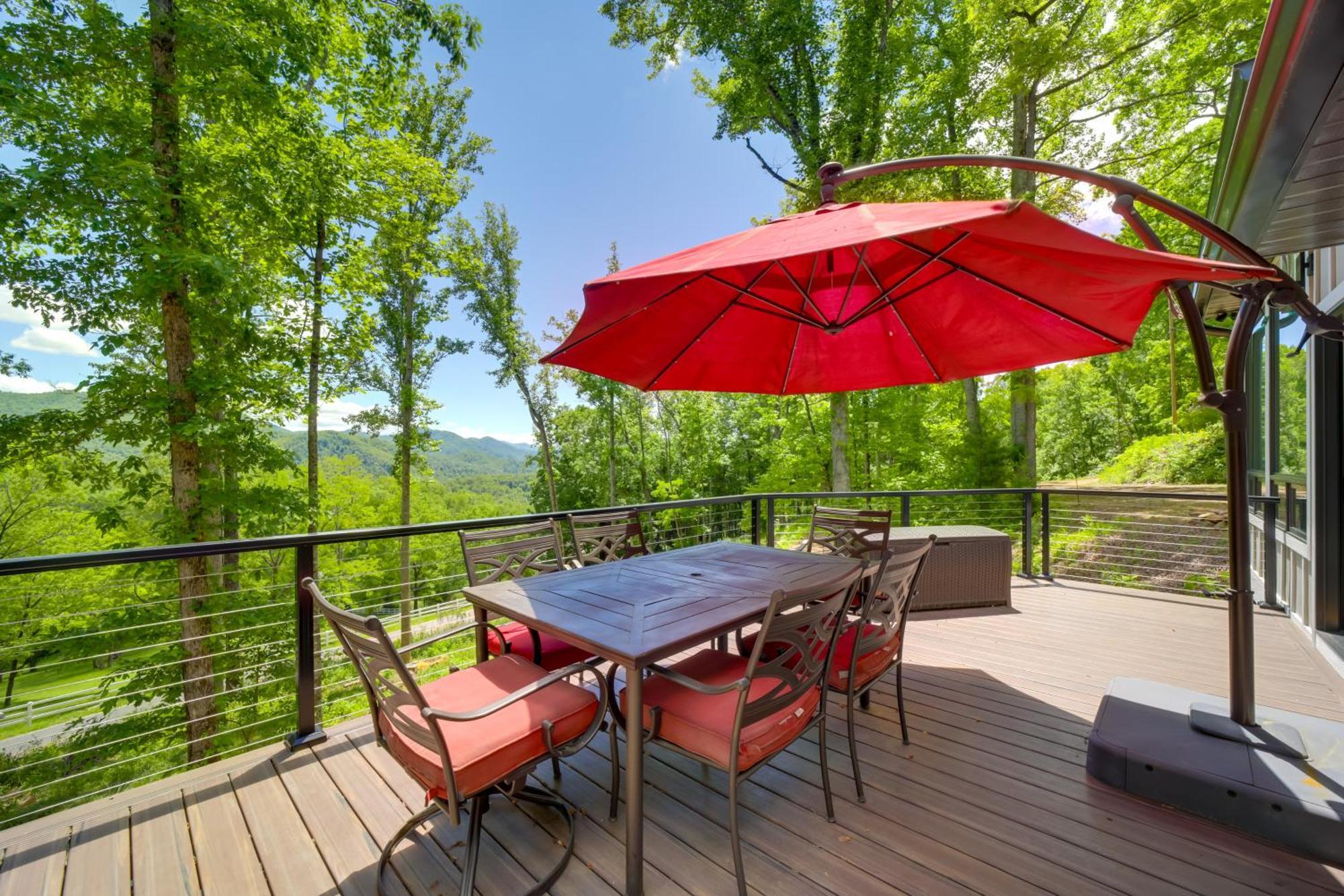 Cullowhee Remote Smoky Mtn Escape With Views And Trail Access!ヴィラ エクステリア 写真